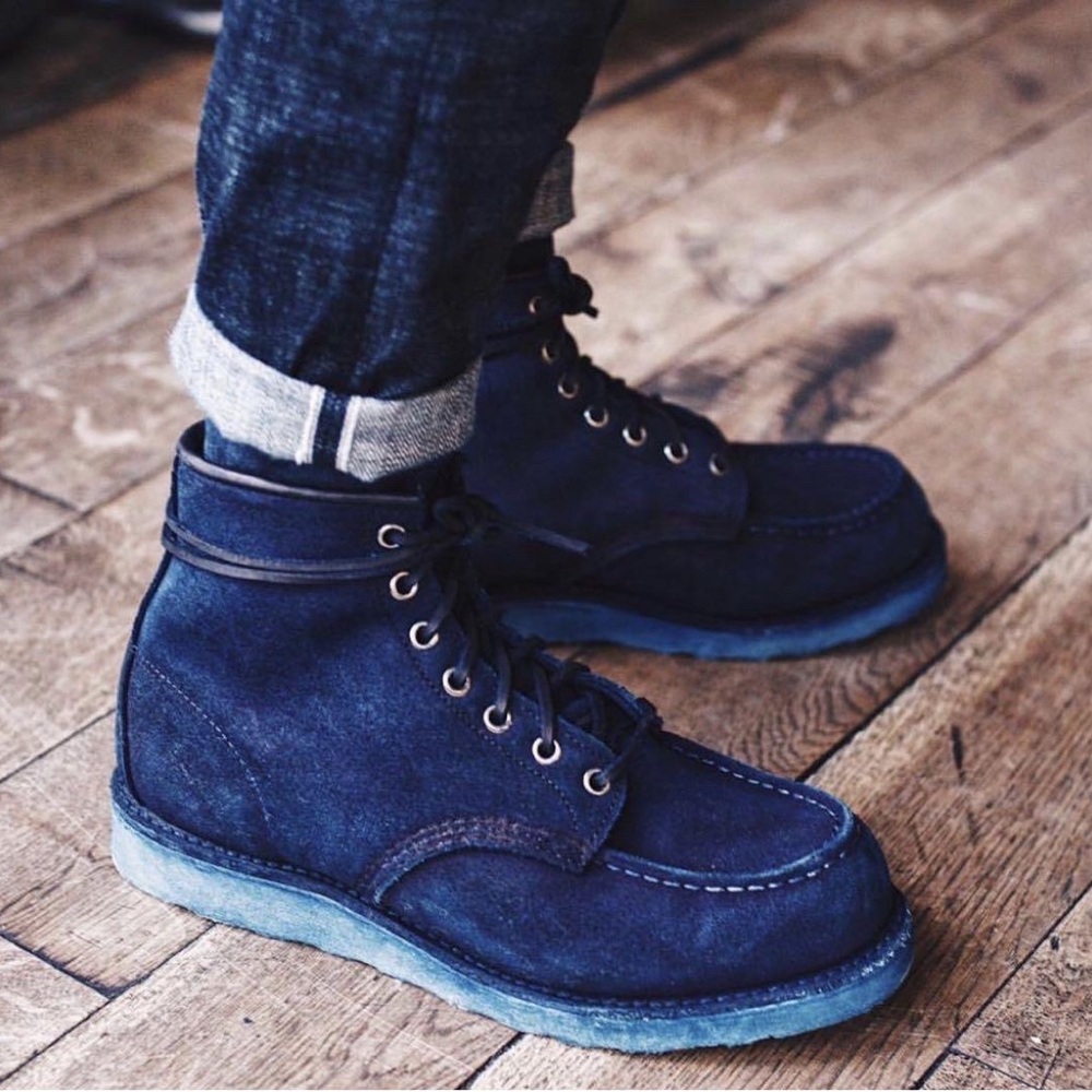 Red Wing 8173 Limited Edition Blue Indigo Natural Dye